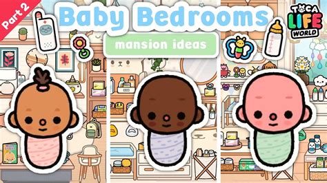 BABY BEDROOM MANSION IDEAS PART 2!! 🍼🥺💖 | Toca Life World - YouTube