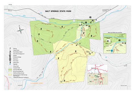 Salt Springs State Park map - Dalton PA 18414-9785 • mappery