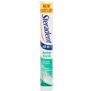 Buy Steradent Active Fresh Denture Tablets | Chemist Direct