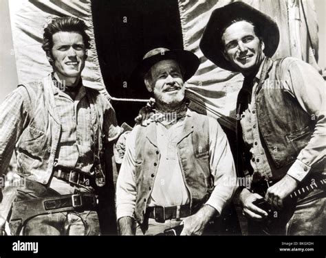 RAWHIDE (TV) CLINT EASTWOOD, PAUL BRINEGAR, ERIC FLEMING RWH 013P Stock ...