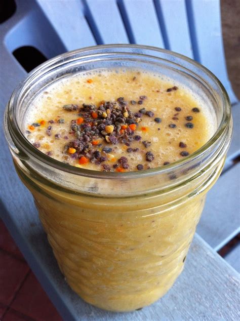 bee pollen smoothie swap - Young and Raw