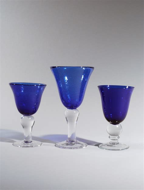 Cobalt Blue Glassware - West Coast Event Productions, Inc.