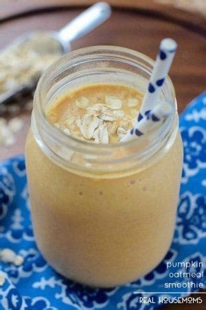 Pumpkin Oatmeal Smoothie ⋆ Real Housemoms