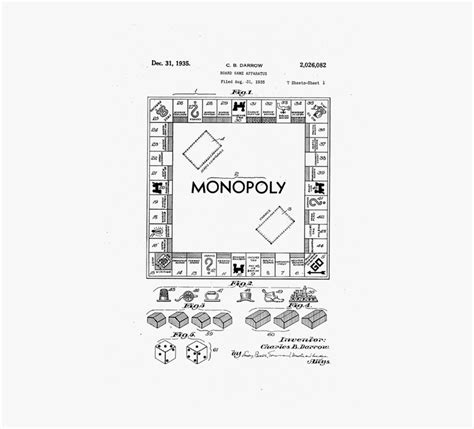 Printable Monopoly Board Game, HD Png Download - kindpng