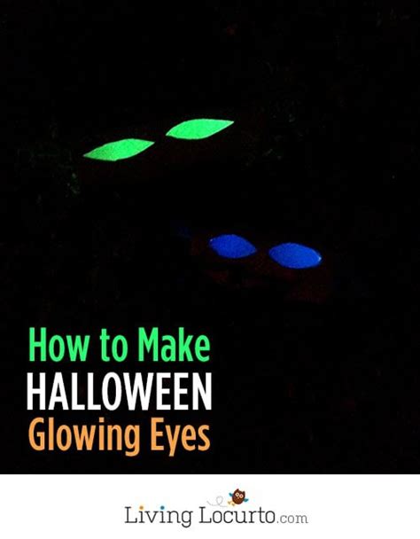 How to Make Glowing Eyes - Easy Halloween Haunted Decor