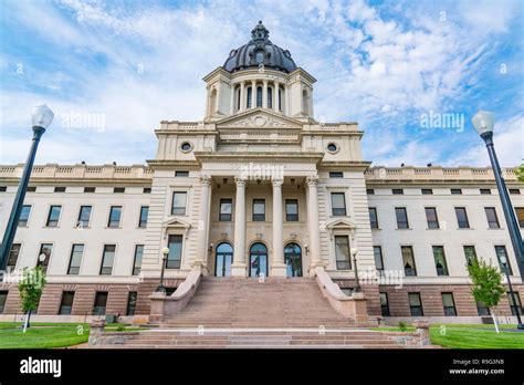 Facade of South Dakota Capital Building in Pierre, SD Stock Photo - Alamy