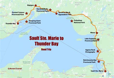 Places to Visit on a Road Trip from Sault Ste. Marie to Thunder Bay ...