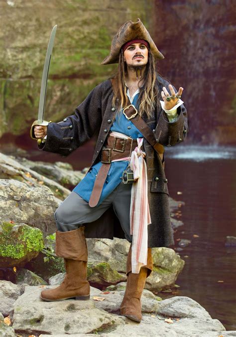 Exclusive Authentic Captain Jack Sparrow Costume for Men