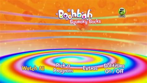 DVD Menu Walkthroughs: Boohbah - Squeaky Socks : PBS Kids : Free Download, Borrow, and Streaming ...