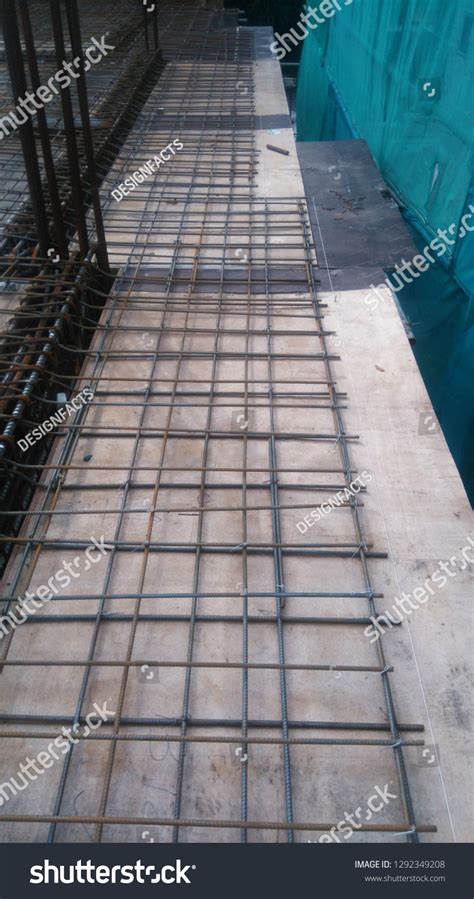 Cantilever Slab Reinforcementwork Construction Site Foto de stock 1292349208 | Shutterstock