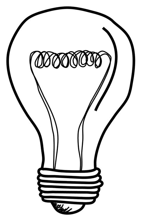 Light Bulb Outline | Free download on ClipArtMag