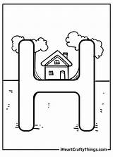 Letter H Coloring Worksheets sketch template