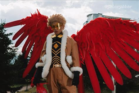 Just wanted to share my Hawks cosplay! The wings are mechanical, and building this cosplay was ...