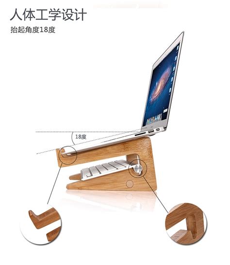 Wooden Laptop Stands notebook Holder For Macbook Air 11" 13" 15" Desk Holder|laptop stand ...
