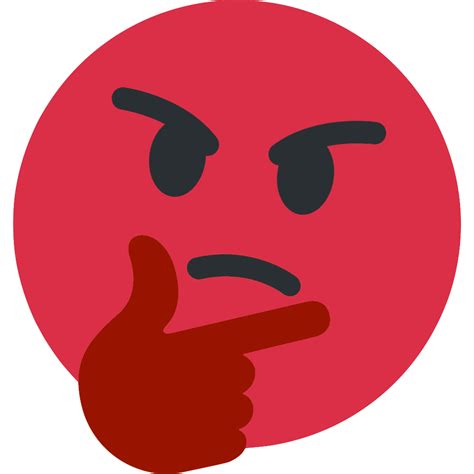 Activity Angry Thinking Emoji Meme Clipart Large Size Png Image | Porn Sex Picture