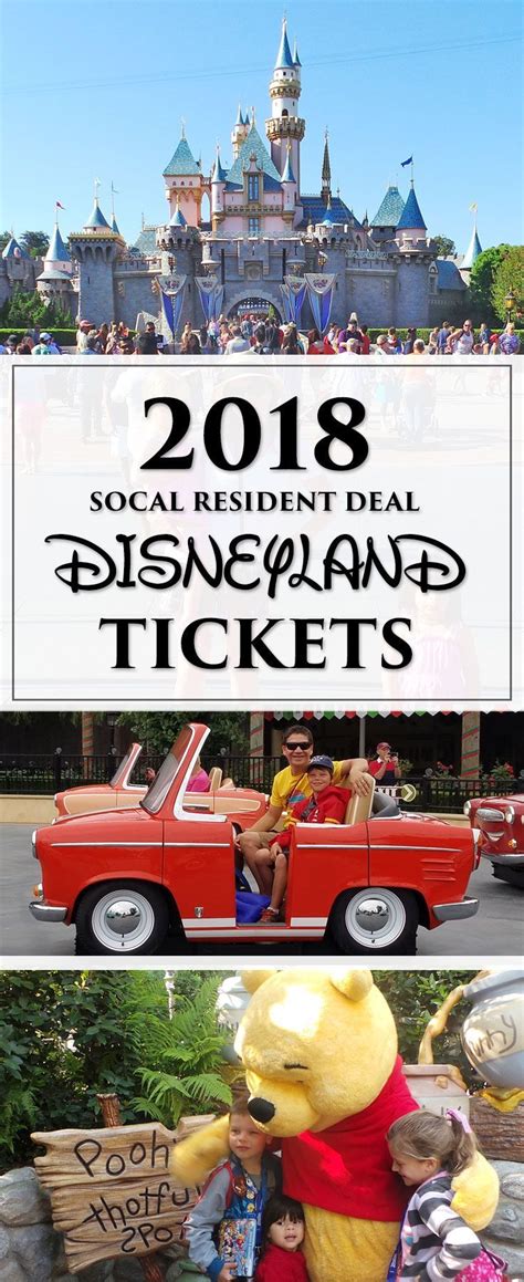 SoCal Resident Disneyland Tickets - best deal ever Southern California! | Disneyland tickets ...