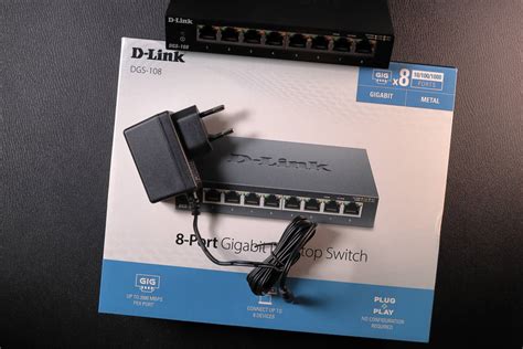 8-Port Gigabit Unmanaged Desktop Switch DGS-108 by GabiMedia on DeviantArt