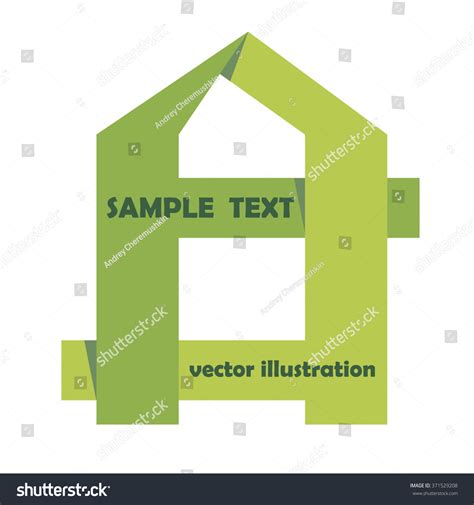 Label House Vector Template Can Use Stock Vector (Royalty Free) 371529208 | Shutterstock