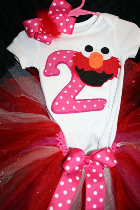 Custom Elmo Birthday Outfit | Elmo birthday, 2nd birthday parties ...