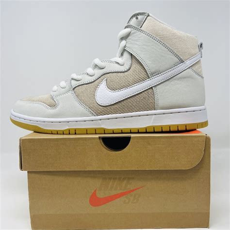 Nike SB Dunk High Pro ISO Orange Label Unbleached Natural - Holy Ground ...