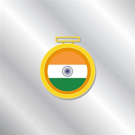 Illustration of India flag Template 13349600 Vector Art at Vecteezy