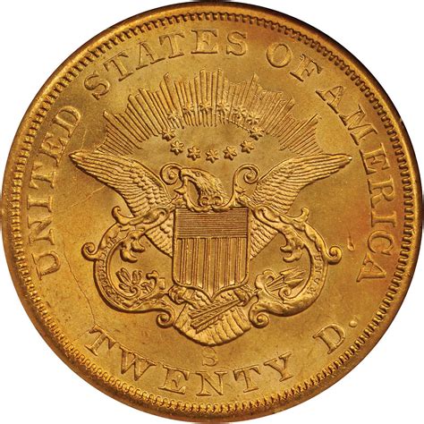 Value of 1854-S $20 Liberty Double Eagle | Sell Rare Coins