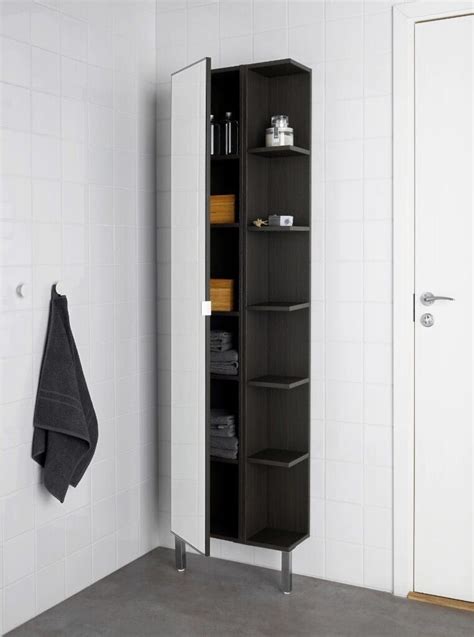 Ikea LILLÅNGEN Tall Bathroom Mirror Cabinet, Black Brown LIKE NEW Manchester | in Altrincham ...