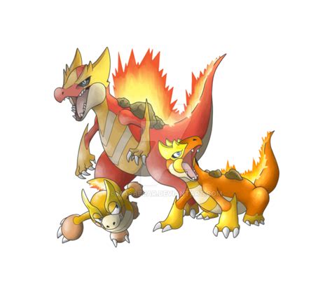 Fakemon Fire Starter w/Evos by MasaBear | Pokemon pokedex, Pokemon rpg, Pokemon memes