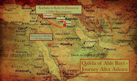 Battle Of Karbala Map