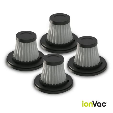 ionVac Replacement Filters – Four Pack Replacement Filters for ionVac Cordless Vacuum - Walmart ...