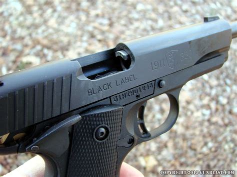 Browning 1911-380 Black Label 380 ACP Semi-Automatic Pistol