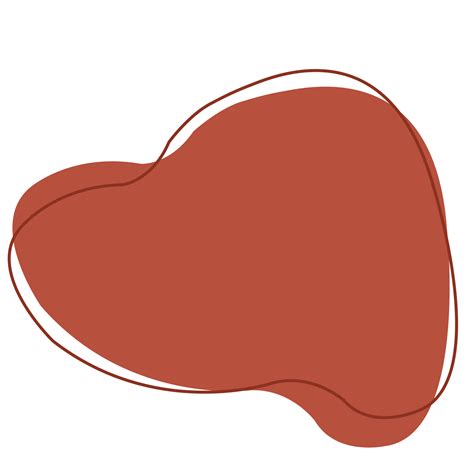 Abstract Red Blob Element 9376699 PNG