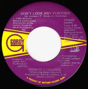 Dennis Edwards - Don't Look Any Further (1984, Vinyl) | Discogs