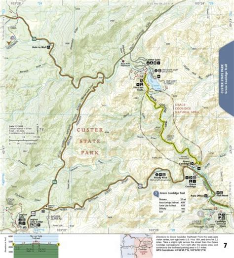 Black Hills Day Hikes Map (National Geographic) - Black Hills Parks & Forests Association