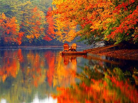 Adirondack chairs in the Fall | Adirondack Chairs | Pinterest | Autumn, Scenery and Beautiful ...