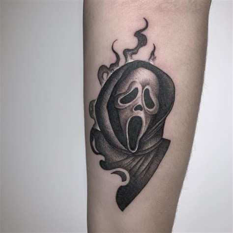 Ghostface Tattoo Design - Design Talk