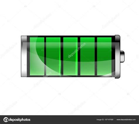 Discharged And Charged Battery Icon Stock Vector Colourbox | ubicaciondepersonas.cdmx.gob.mx