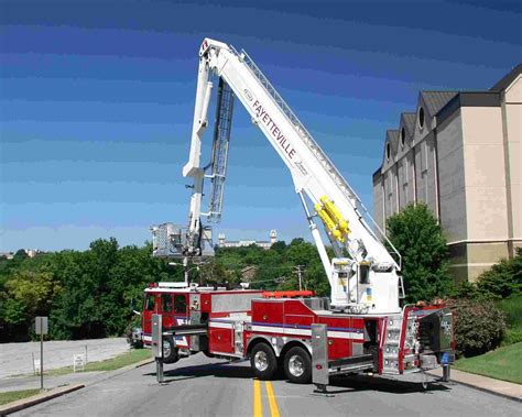 Fire Truck Engine ladder | Ladder-1 114ft E-ONE Bronto Skylift. http://www.accessfayetteville ...