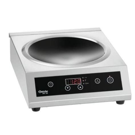 Stainless Steel Commercial Induction Wok Cooktop, 5 Kg, Model Name/Number: MD:187-B, Rs 12000 ...