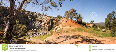 A View of a Mountain Quarry Site from Top of the Rock in Greenmount ...