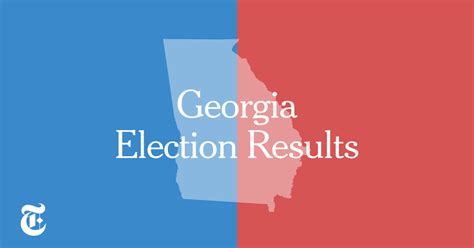 Georgia Primary Runoff Election Results - The New York Times