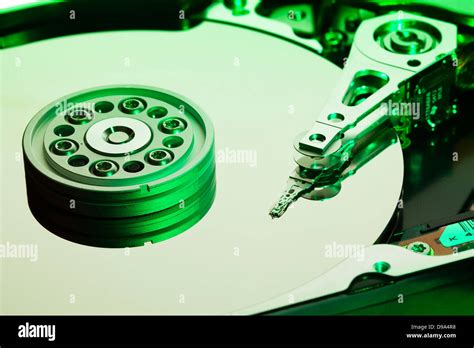 Hard disk drive platter and read / write head (HDD read/write head ...