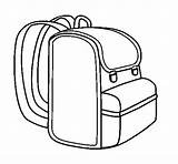 Student Backpack Coloring Page  Free Printable Pages For Kids sketch template