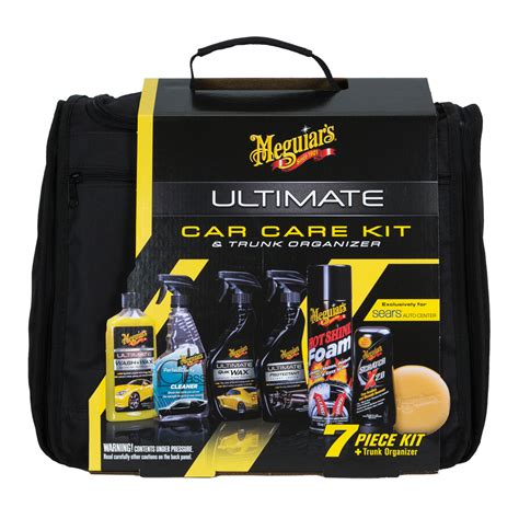 Meguiars Ultimate Car Care Kit with Trunk Organizer