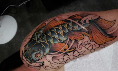 The 75 Best Koi Fish Tattoo Designs for Men | Improb | Koi fish tattoo, Cool tattoos, Aesthetic ...