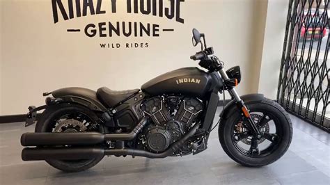 Indian Scout Bobber Sixty Thunder Black Smoke Abs | Reviewmotors.co