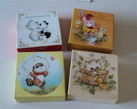 Four Springbok Mini Puzzles of Cute Animals Complete - Etsy