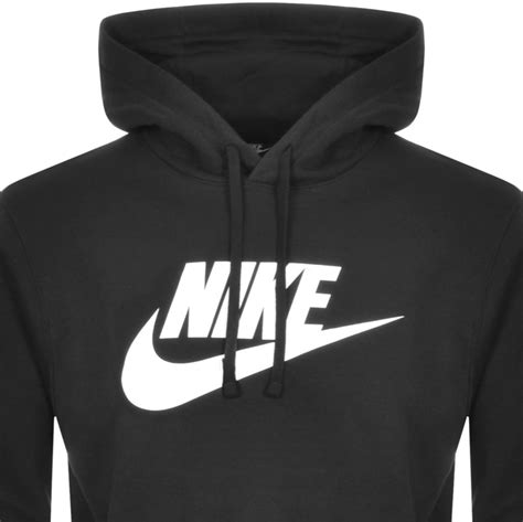 Nike Swoosh Logo Hoodie Black | Mainline Menswear