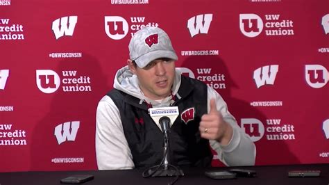 Wisconsin Football: Jim Leonhard Weekly Press Conference 11/07/22 - Win ...