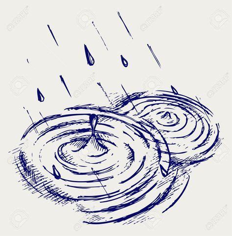 how to draw raindrop in puddle - Google Search | Puddle doodle, Rain ...